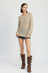 Sasha Crochet Long Sleeve Top