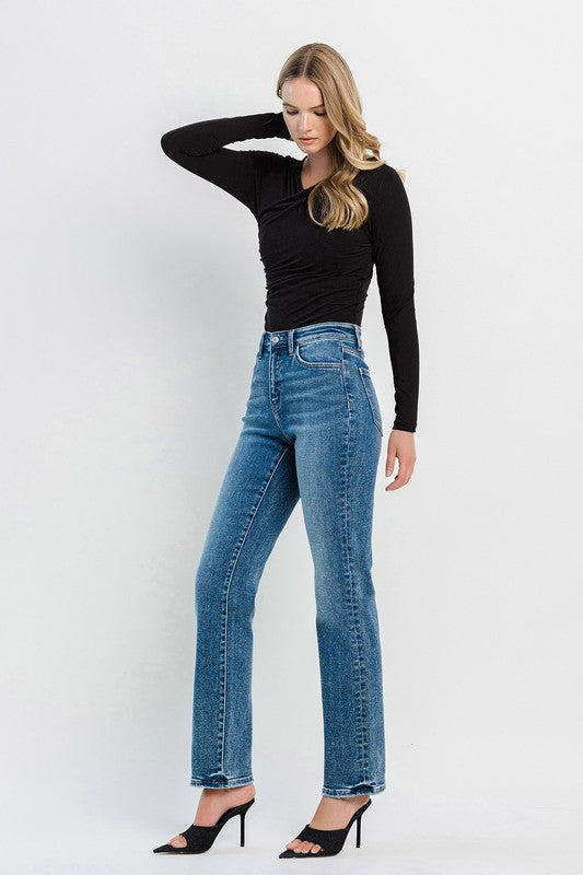 Jennifer High Rise Straight Jeans
