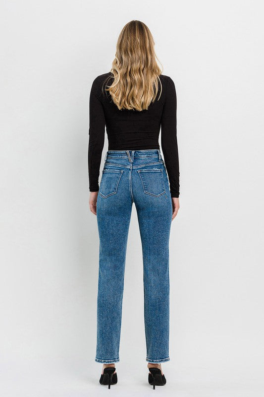 Jennifer High Rise Straight Jeans