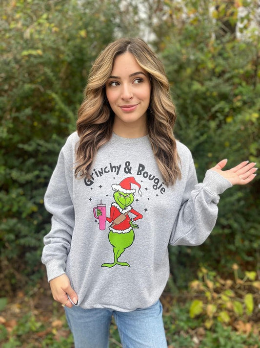 Grinchy and Boujee Sweatshirt