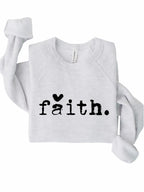 Faith Heart Crewneck Sweatshirt