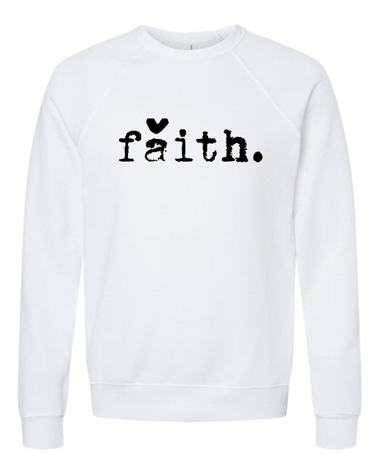 Faith Heart Crewneck Sweatshirt