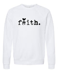 Faith Heart Crewneck Sweatshirt