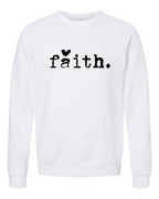 Faith Heart Crewneck Sweatshirt