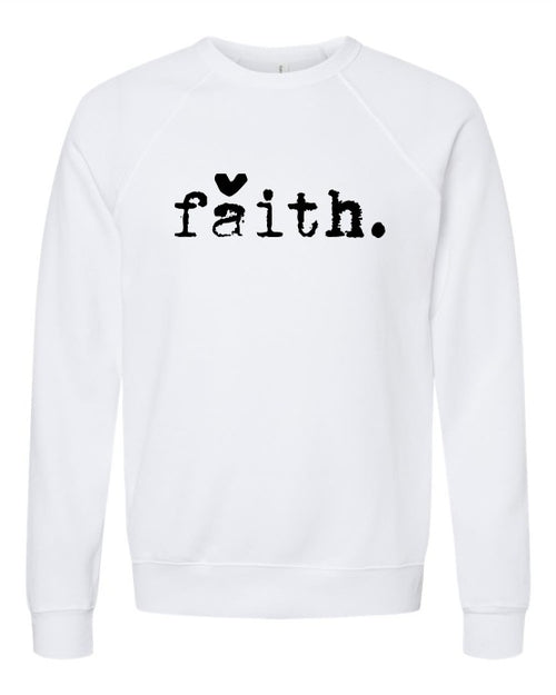 Faith Heart Crewneck Sweatshirt