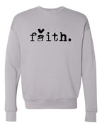Faith Heart Crewneck Sweatshirt