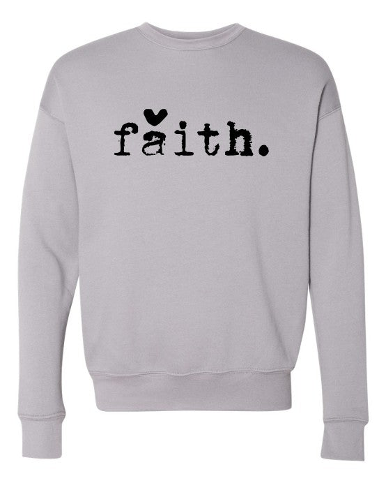 Faith Heart Crewneck Sweatshirt