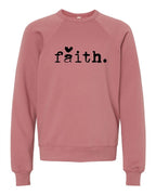 Faith Heart Crewneck Sweatshirt