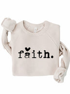 Faith Heart Crewneck Sweatshirt
