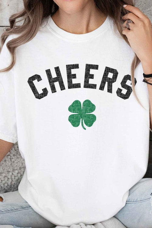 Cheers St Patrick's Oversized Tee