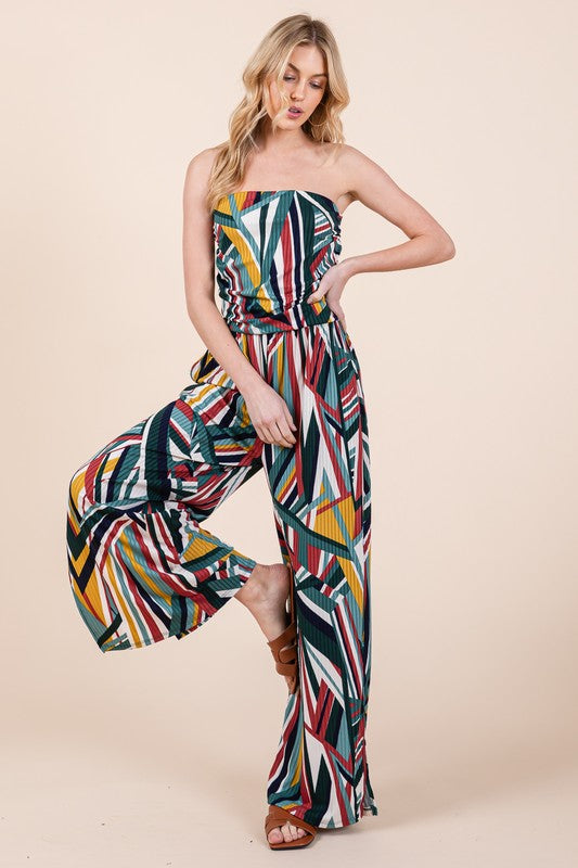 Pollack Wide Leg Jumpsuit with Pockets