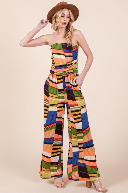 Pollack Wide Leg Jumpsuit with Pockets