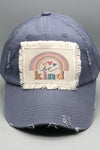 Inspirational Gifts Be Kind Rainbow Patch Hat