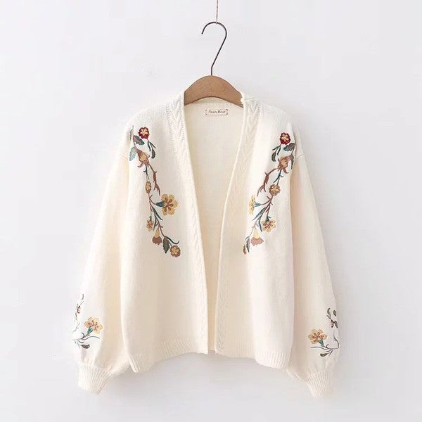 Lilly Floral Knit Cardigan