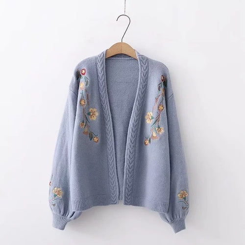 Lilly Floral Knit Cardigan