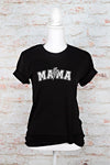 Lightening Bolt Checkered Mama Graphic Tee