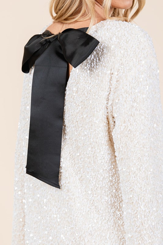 Anastasia Sequin Cocktail Mini Dress