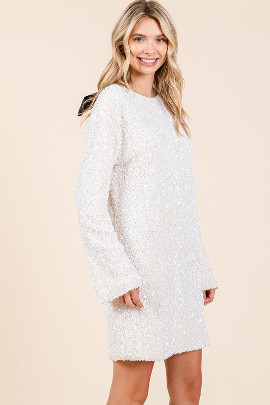Anastasia Sequin Cocktail Mini Dress