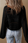Gracie Cable Knit Cropped Sweater