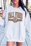 Fall Vibes Graphic Fleece Sweatshirts