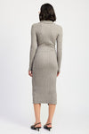 Sienna Buttoned Cable Knit Dress