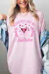 Martinis Are My Valentine Graphic Heavy Cotton Tee