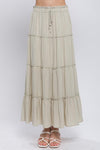 Maggie Tiered Maxi Skirt