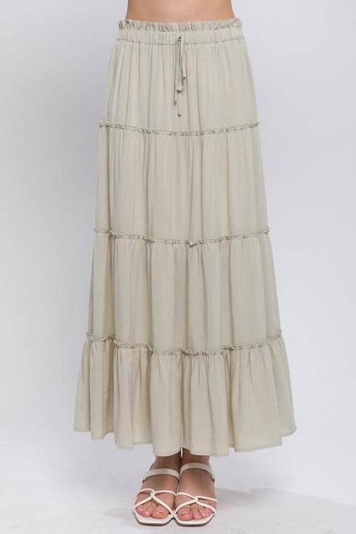 Maggie Tiered Maxi Skirt