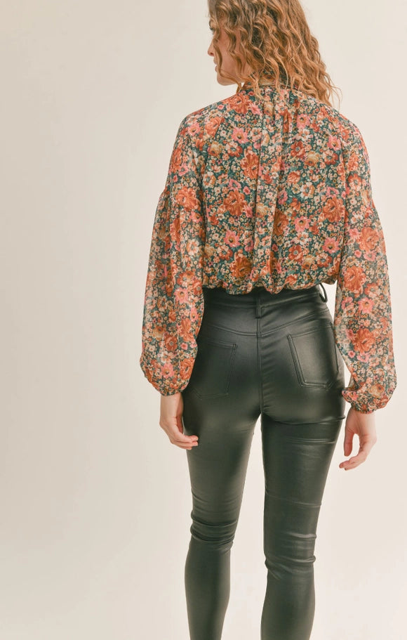 Vinney Button Down Bodysuit