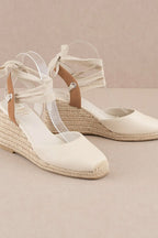 ALONDRA ESPADRILLE LACE UP, WEDGE
