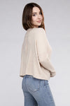 Lena Ribbed Dolman Sweater