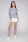 Lena Ribbed Dolman Sweater