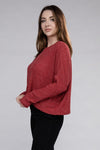 Lena Ribbed Dolman Sweater