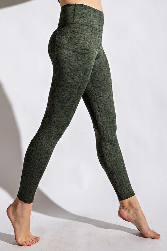 Taylor Two Tone Full Length Yoga Leggings