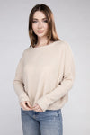 Lena Ribbed Dolman Sweater