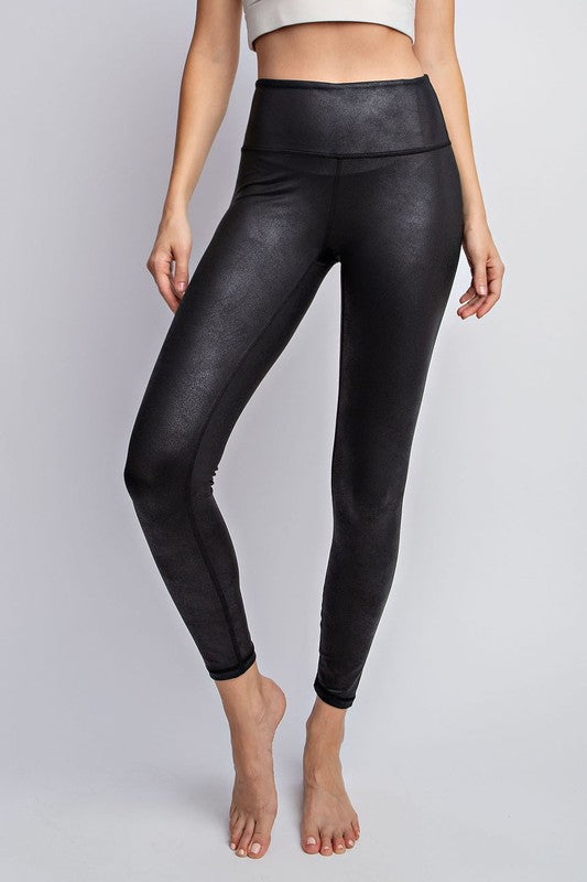 Faux Leather Leggings Full-Length