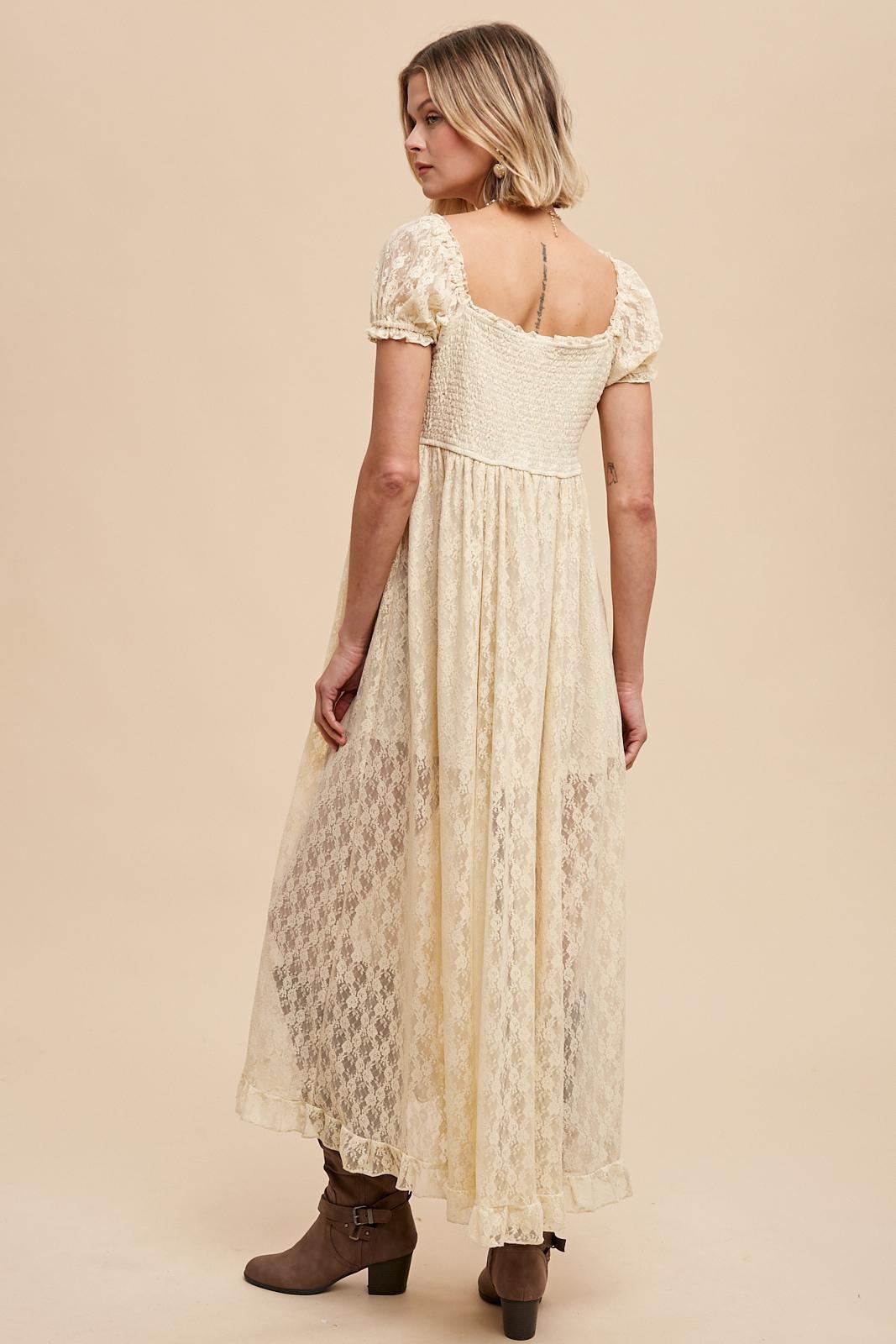 Claira Lace Maxi Dress