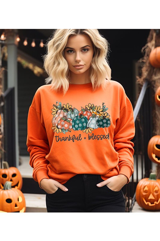 Polka Dot Pumpkins Sweatshirt