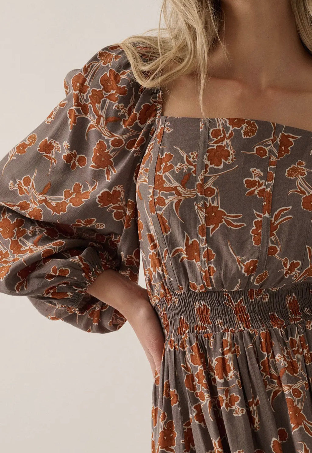 Delilah Floral Print Dress