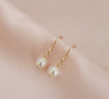 Gold Filled Simple Pearl Earrings