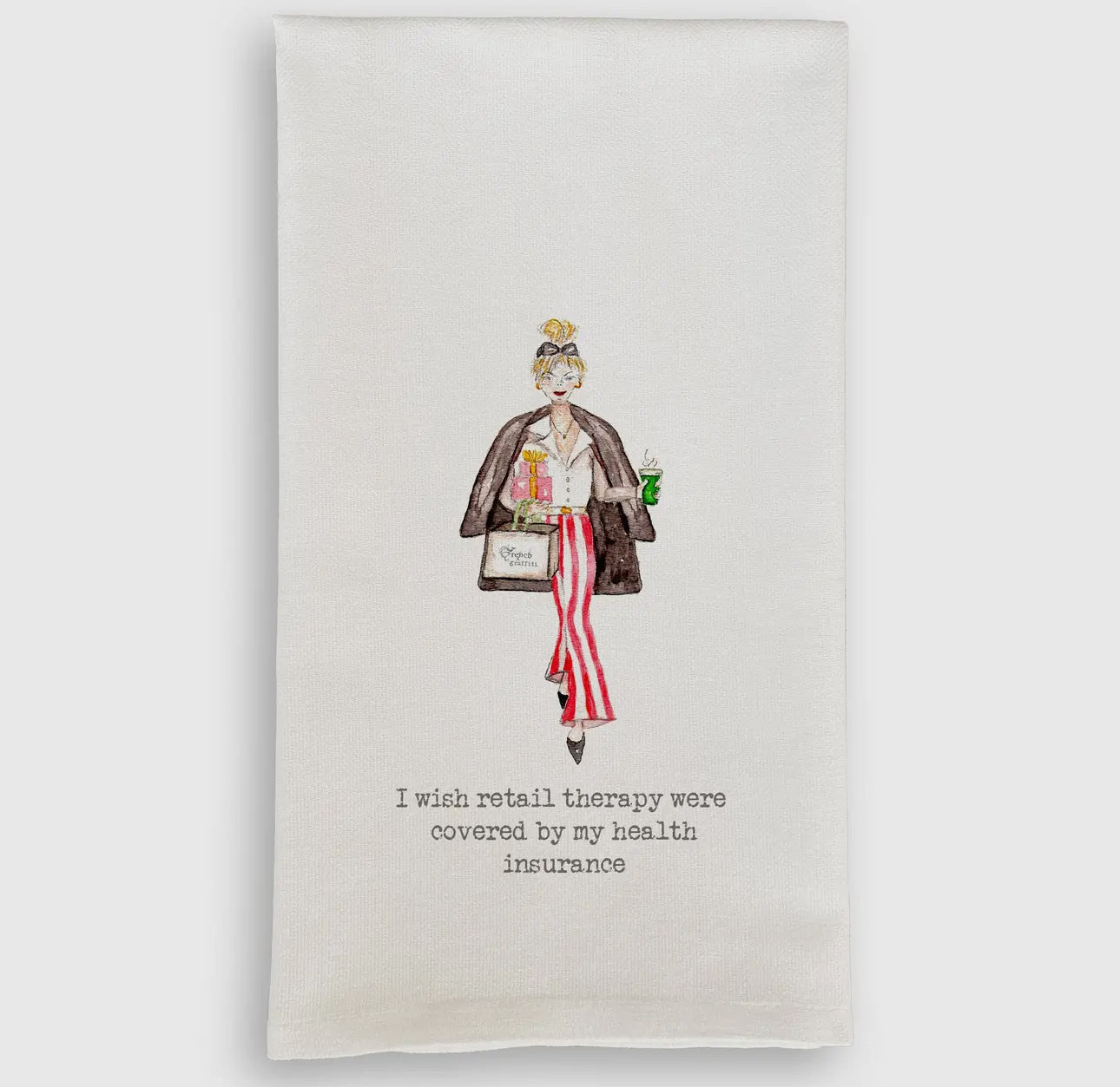 Retail Therapy Dish Towel