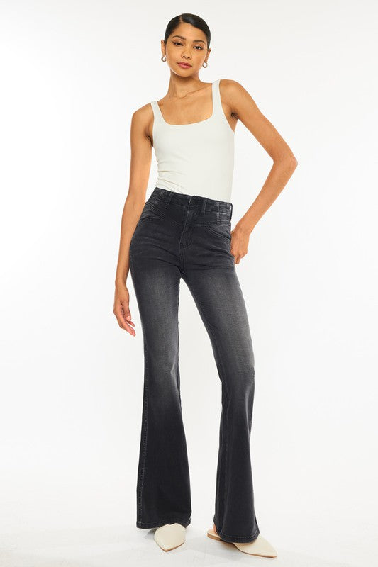 Marcy Ultra High Rise Flare Jeans