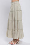 Maggie Tiered Maxi Skirt