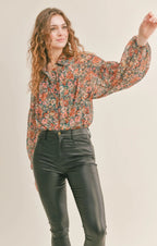 Vinney Button Down Bodysuit