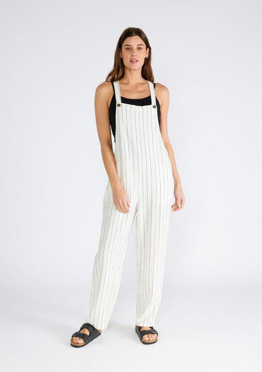 Lynn Striped Overalls