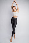 Faux Leather Leggings Full-Length