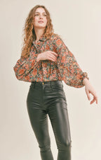 Vinney Button Down Bodysuit