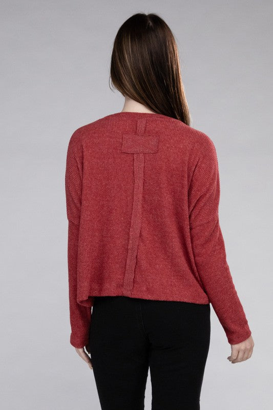 Lena Ribbed Dolman Sweater